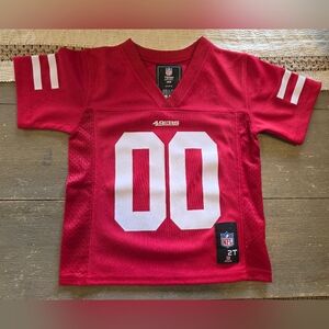 Kids NFL 49ers Team Jersey 2t